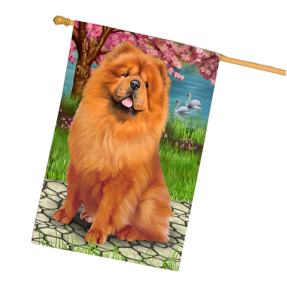 Chow Chow Hundehaus Flagge Urlaub doppelseitig 28"x40" viele Designs Neu mit Etikett NEU - Bild 80 von 100