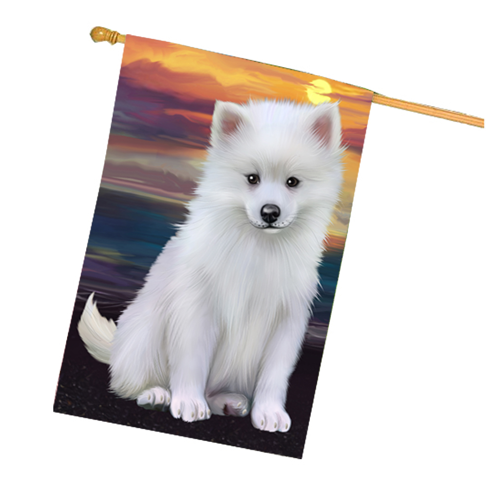 Amerikanische Eskimo Hundehaus Flagge Urlaub doppelseitig 28"x40" viele Designs Neu mit Etikett NEU - Bild 59 von 79