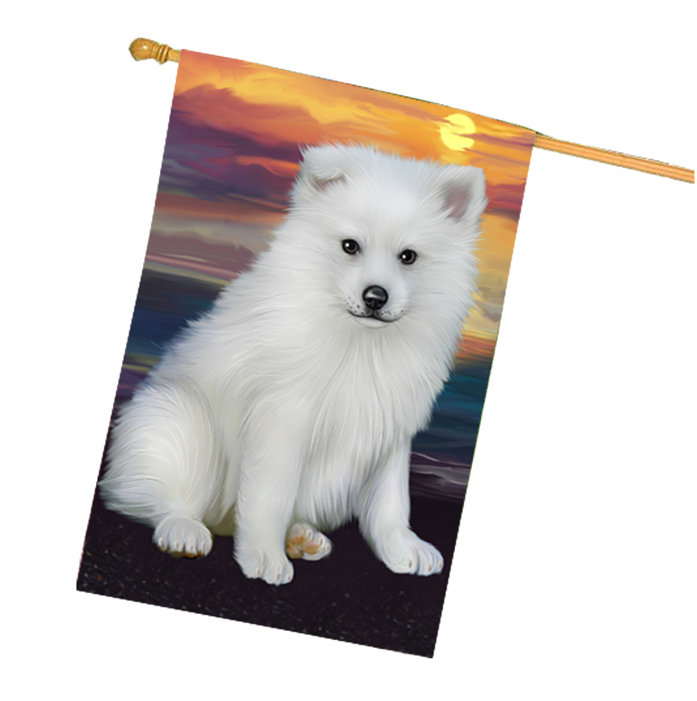 Amerikanische Eskimo Hundehaus Flagge Urlaub doppelseitig 28"x40" viele Designs Neu mit Etikett NEU - Bild 60 von 79