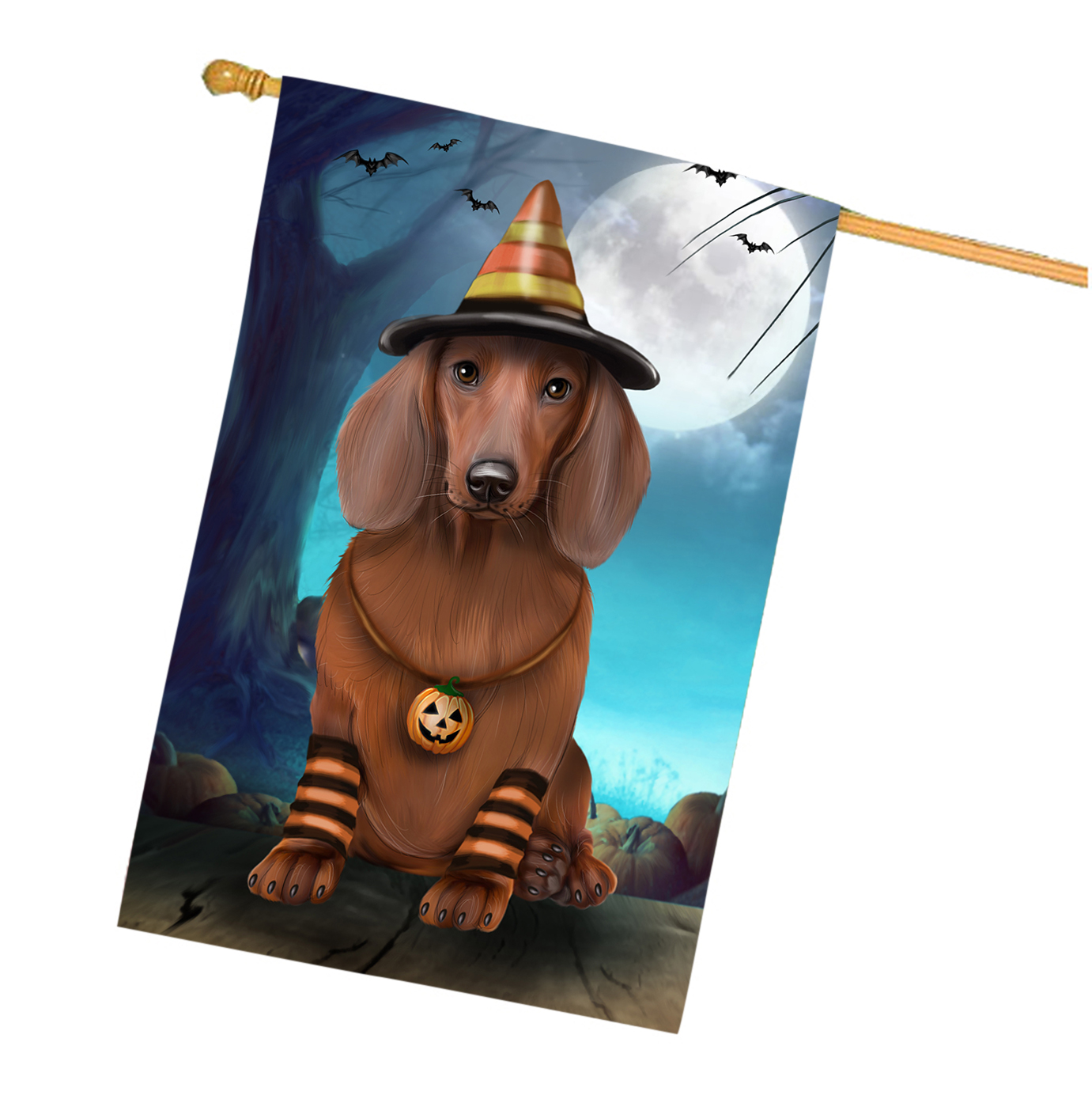 Dachshund Dog House Flag Holiday Double Sided 28"x40" Many Designs NWT NEW - Picture 19 of 95