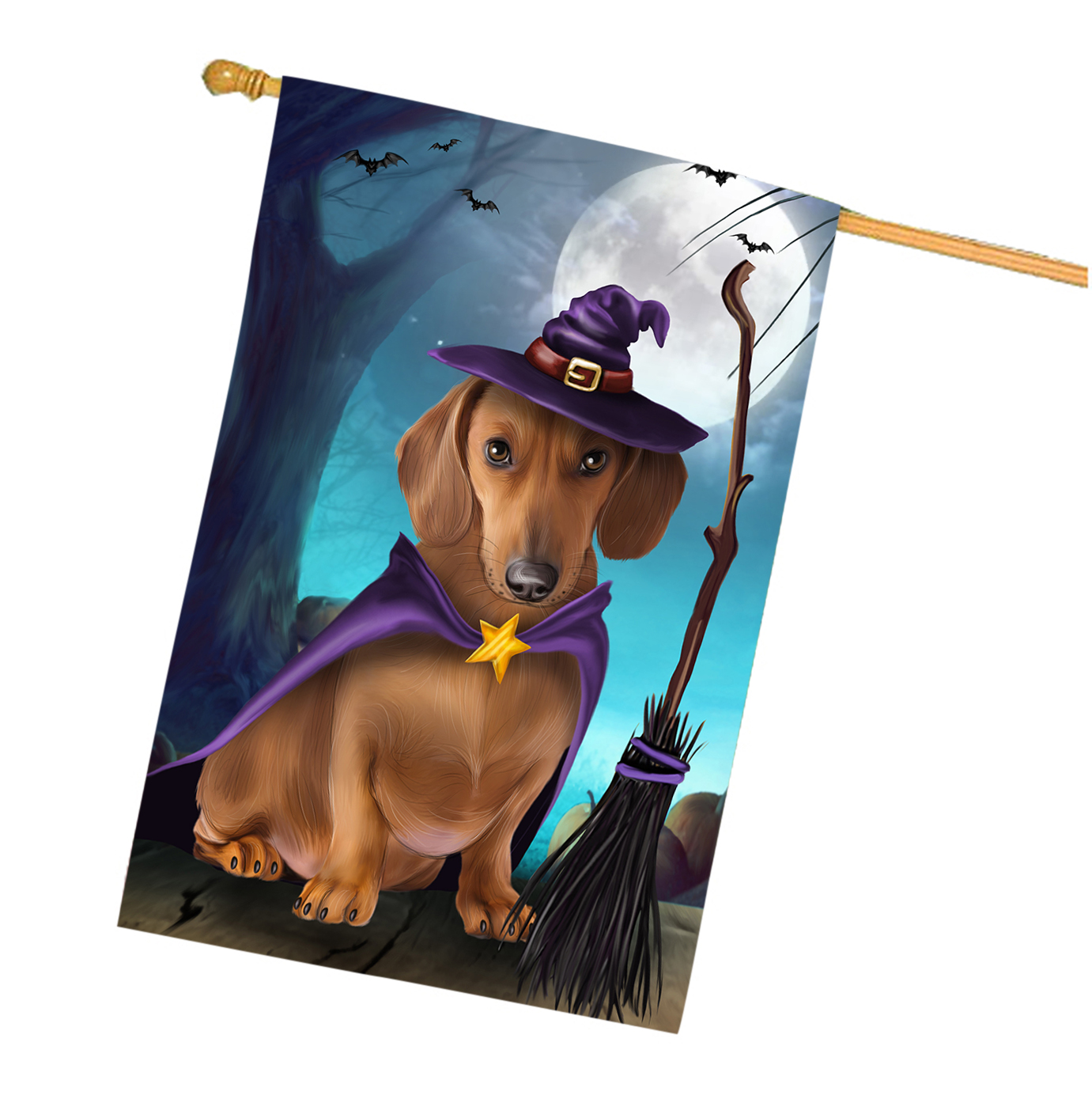 Dachshund Dog House Flag Holiday Double Sided 28"x40" Many Designs NWT NEW - Picture 22 of 95