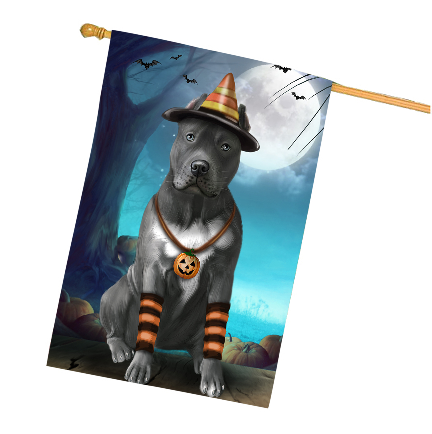 Pitbull Hundehaus Flagge Urlaub doppelseitig 28""x40"" viele Designs neu mit Etikett NEU - Bild 18 von 106