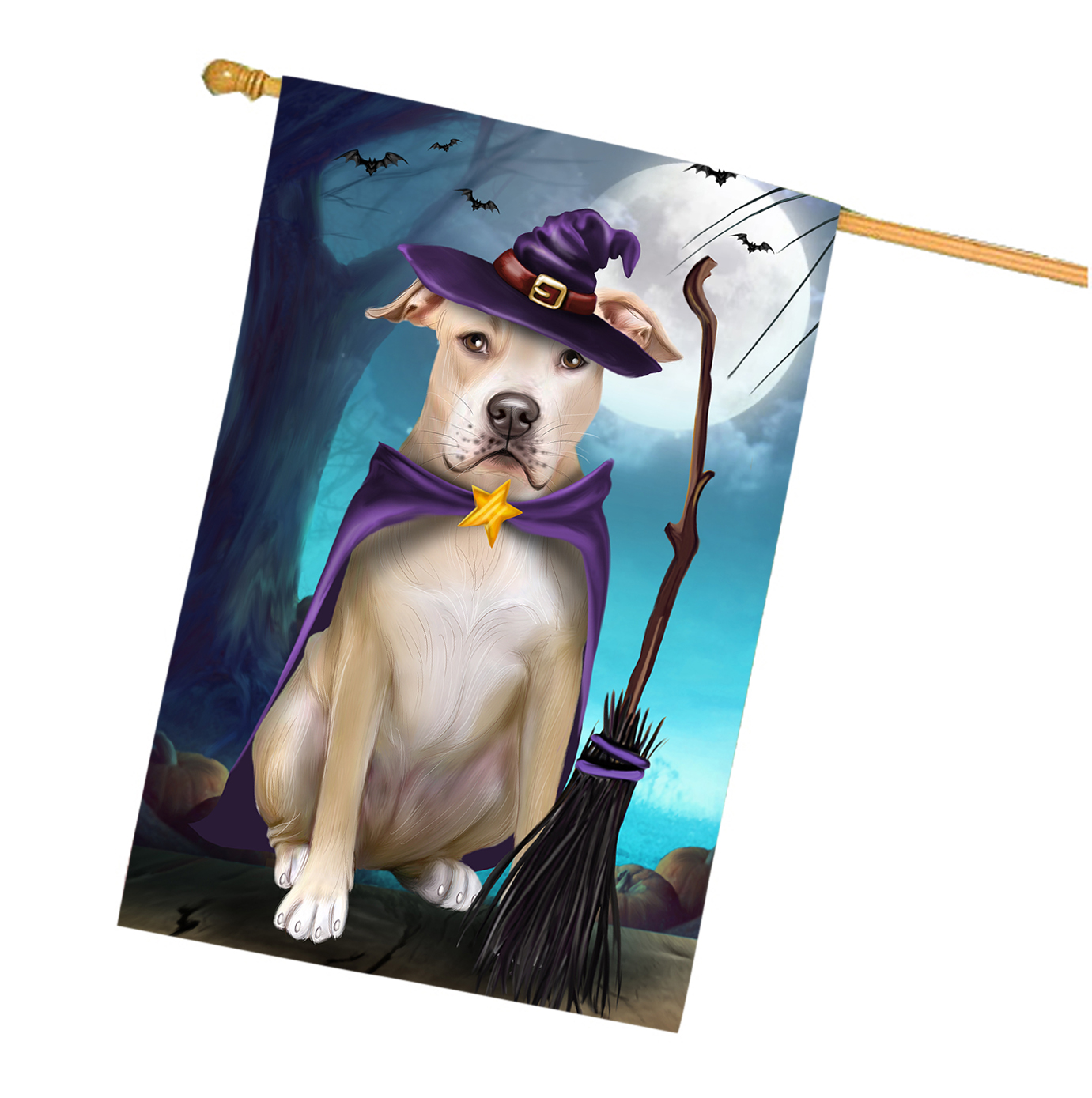 Pitbull Hundehaus Flagge Urlaub doppelseitig 28""x40"" viele Designs neu mit Etikett NEU - Bild 21 von 106
