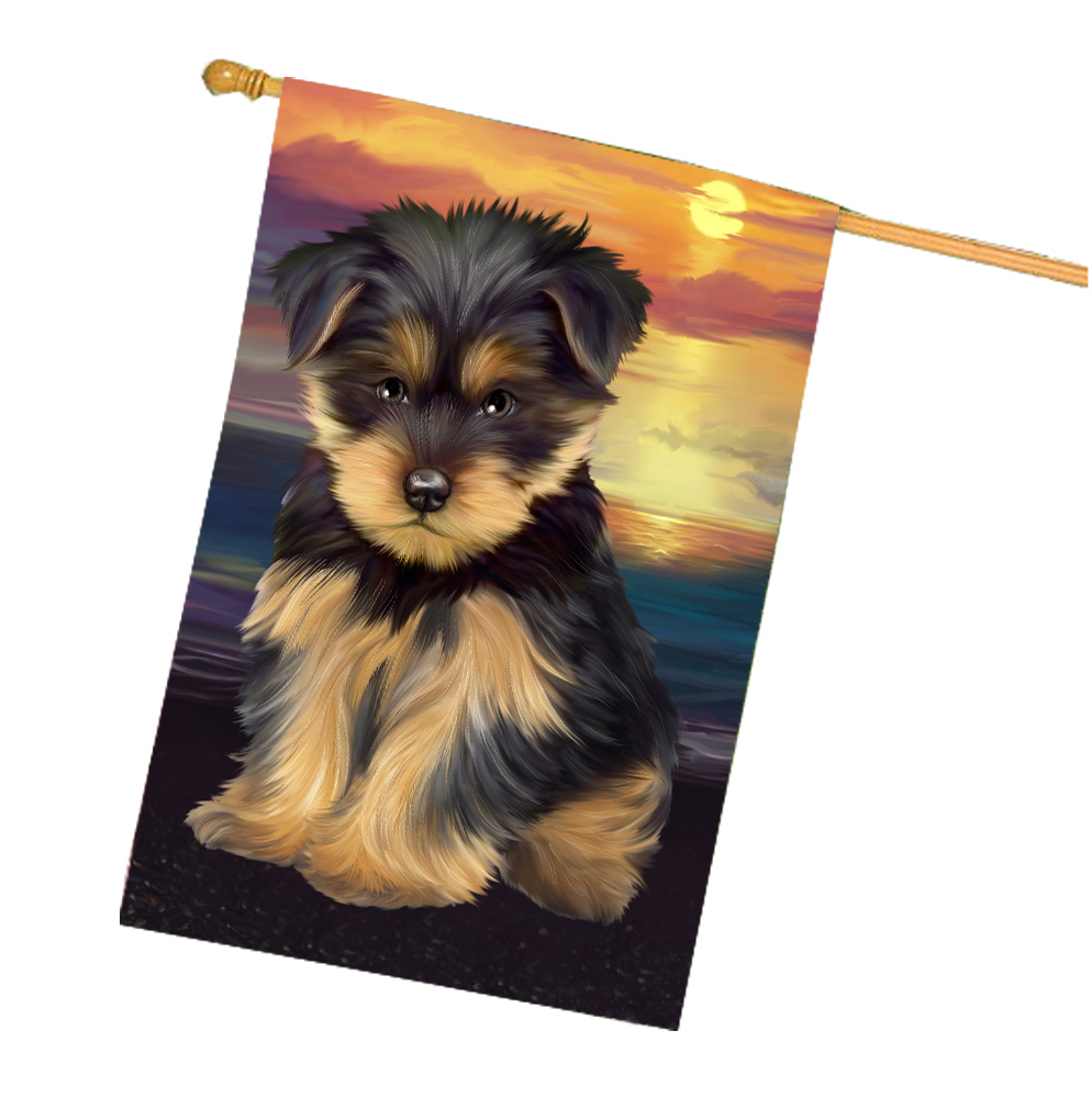 Yorkshire Terrier Dog House Flag Holiday Double Sided 28"x40" Designs NWT NEW - Picture 67 of 89